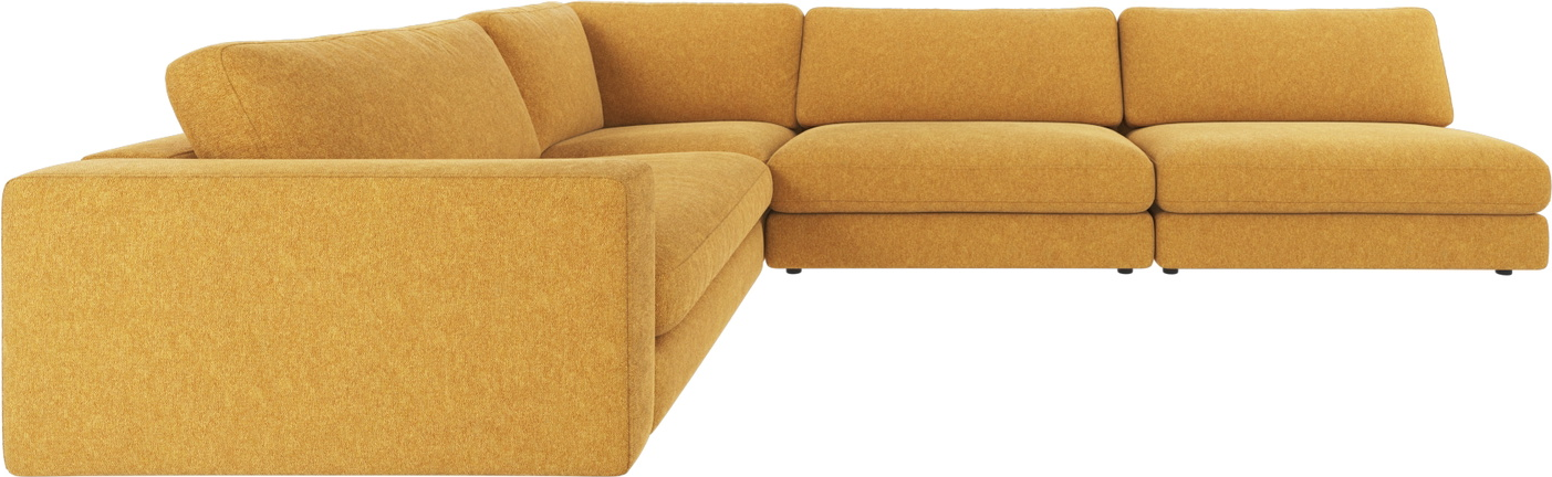 Rowico Duncan Hjørnesofa Gul Brenda Polyester Modulsofa 325ã 230ã 78 Cm