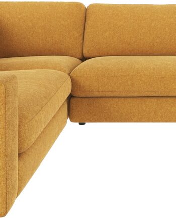 Rowico Duncan Hjørnesofa Modulsofa Gul   Slidstærkt Brenda 68 Stof 345ã 233 Cm