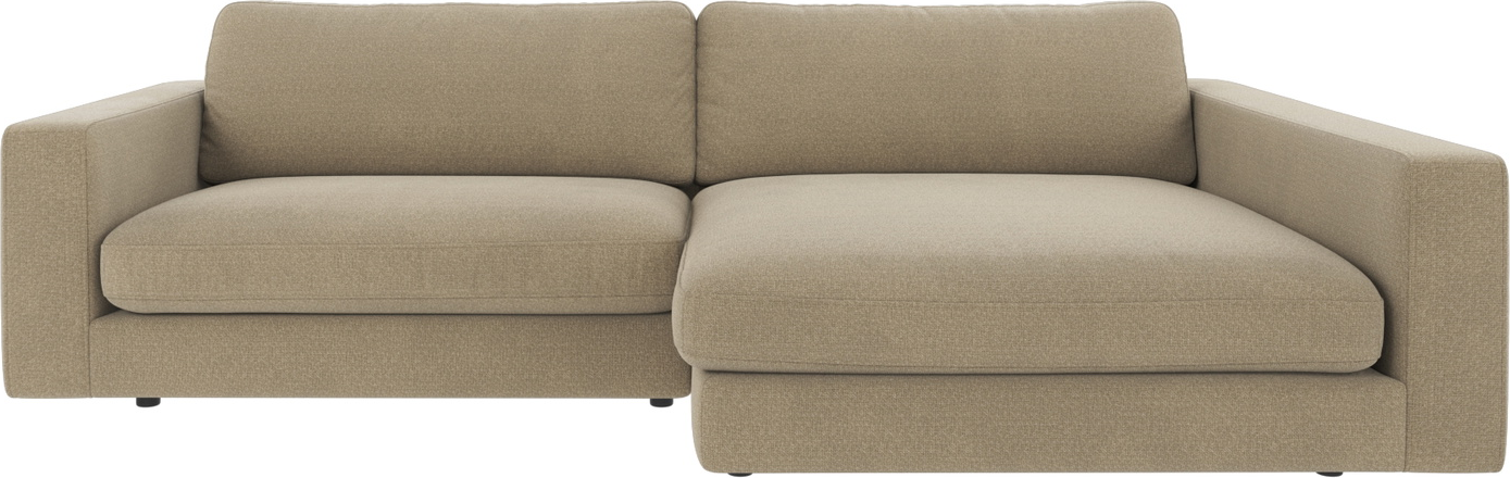 Rowico Duncan Højrevendt Chaiselongsofa   Mørk Beige Stof Rita 109