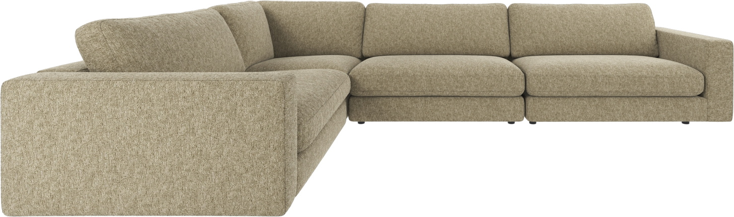 Rowico Duncan Modulopbygget Hjørnesofa Mosgrøn Polyesterstof 345x233 Cm