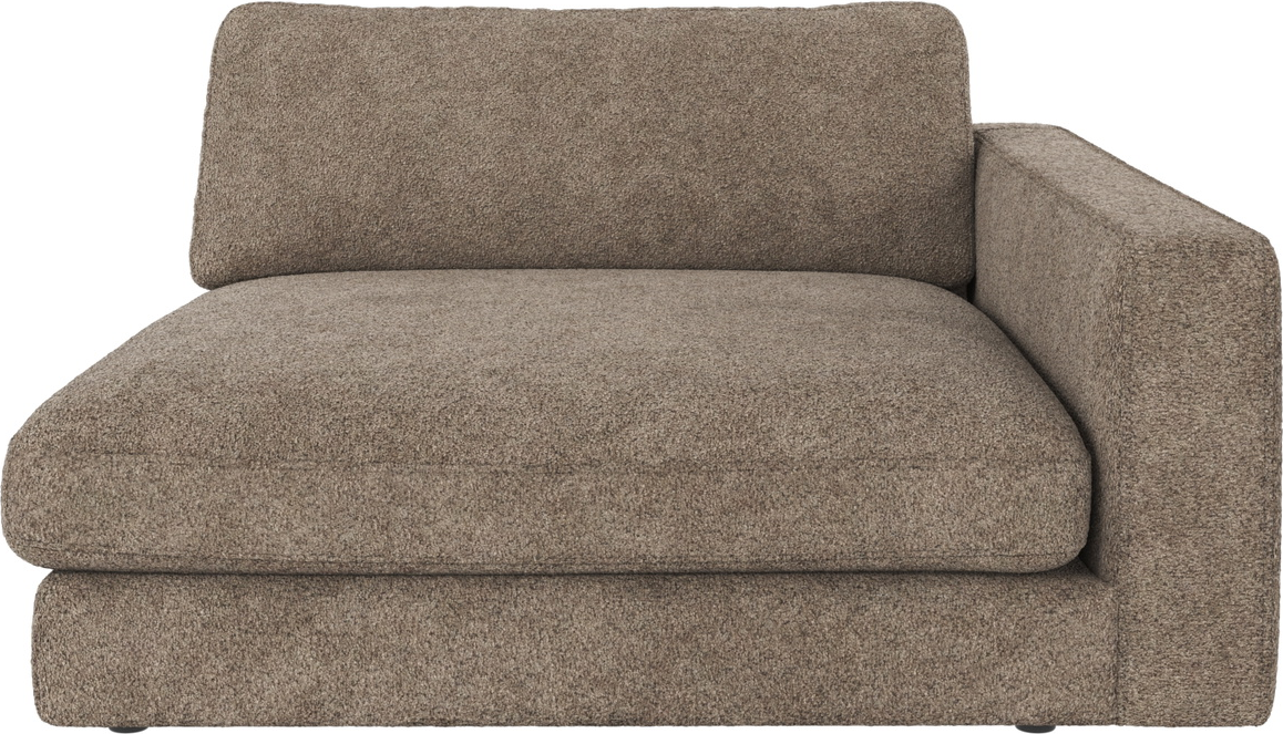 Rowico Duncan Modulsofa Højre Armlænsmodul Lang Anna   Mørk Beige