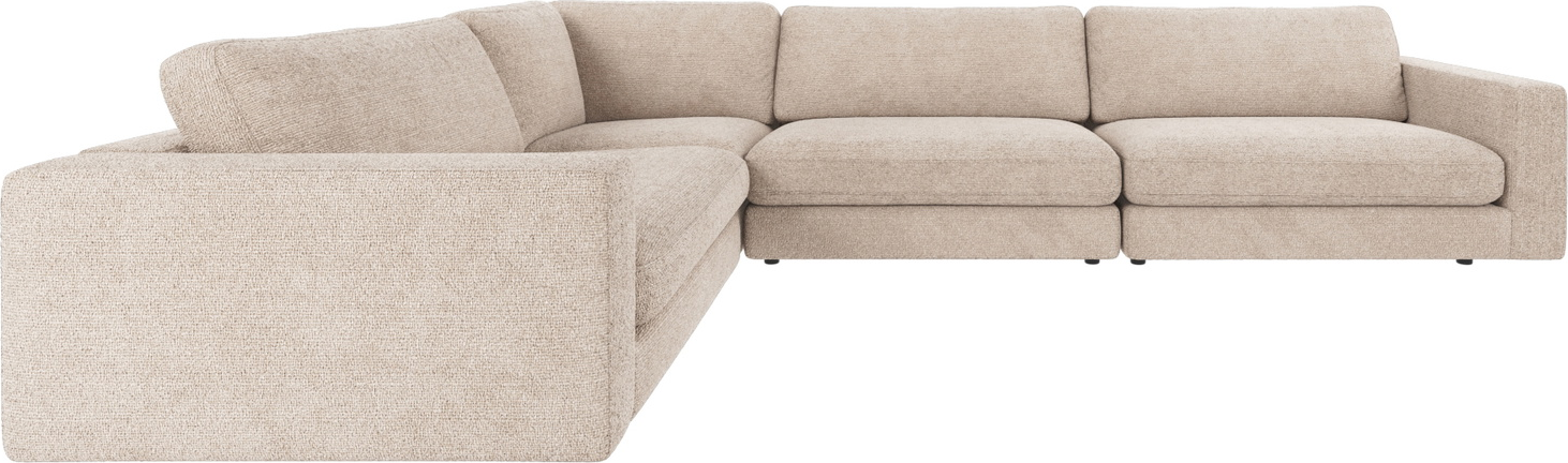 Rowico Hjørnesofa Duncan Modulsofa Lysegrå Robin 01 Stof Fsc 345x233x78 Cm
