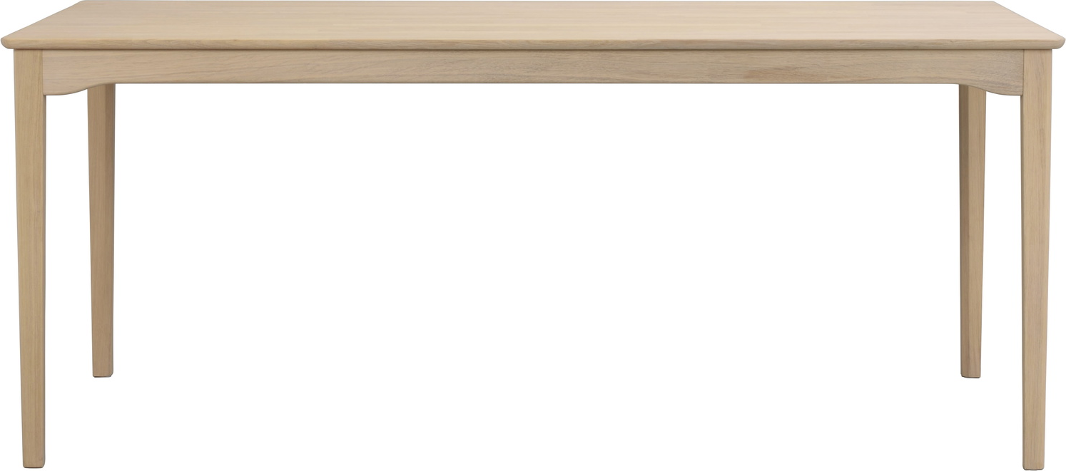 Rowico Markham Spise- Og Udtræksbord   Olieret  Hvidkalket Egetræ 180x90 Cm Op Til 270 Cm