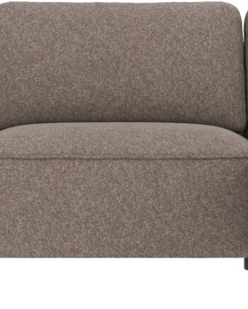 Rowico Norris Chaiselongsofa Højrevendt Bobby Mørk Beige Polyester 319ã 162ã 80 Cm Skandinavisk Design
