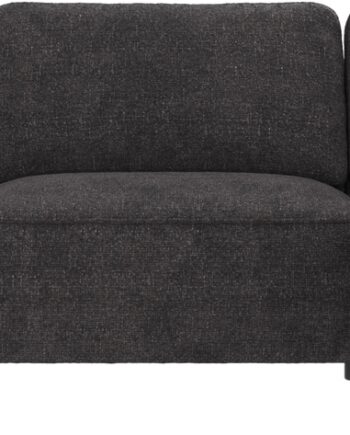 Rowico Norris Chaiselongsofa Højrevendt   Mørkegrå Robin Polyester