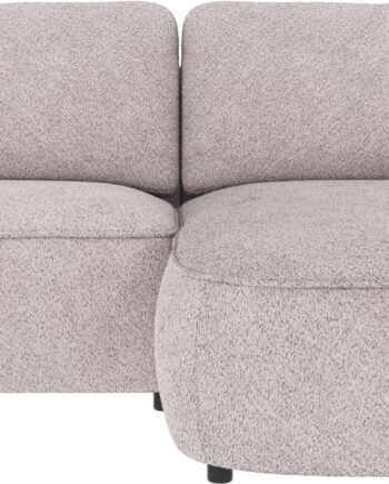 Rowico Norris Højrevendt Chaiselongsofa   Lysegrå Anna 15-stof H80ã B226ã D162 Cm Med Nozag-fjedre Og Fsc-mix Træ