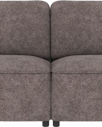 Rowico Norris  -personers Sofa Anna Polyester Mørkegrå Chenille-look Fsc-mix H80ã B226ã D102 Cm