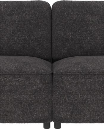 Rowico Norris  -personers Sofa Mørkegrå Robin Polyester Fsc-mix Ramme