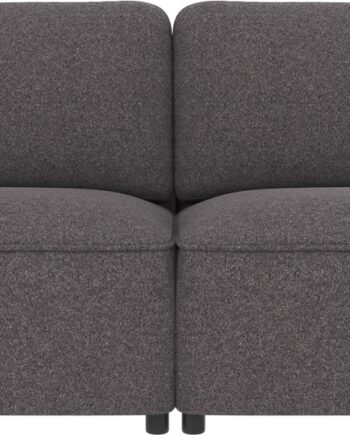 Rowico Norris  -personers Sofa Mørkegråt Brenda Polyester Fsc-ramme