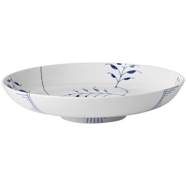 Royal Copenhagen Blå Mega Riflet Fad 34 Cm  : Erling Christensen Møbler