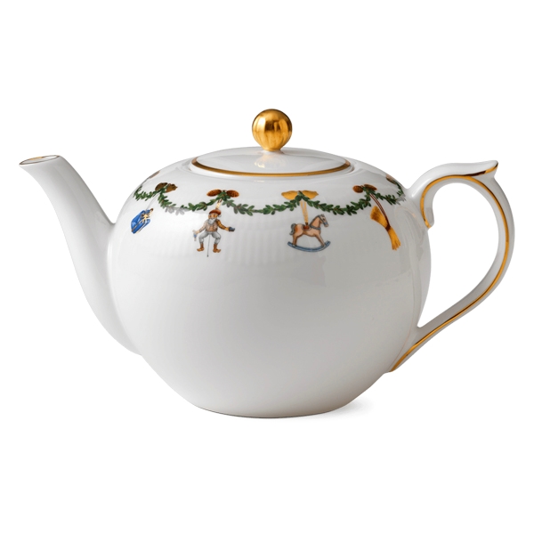 Royal Copenhagen Stjerne Riflet Jul Tekande Med Låg 140 Cl  : Erling Christensen Møbler