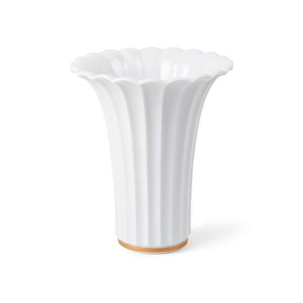 Royal Copenhagen Vase Med Guldkant  23 Cm  : Erling Christensen Møbler