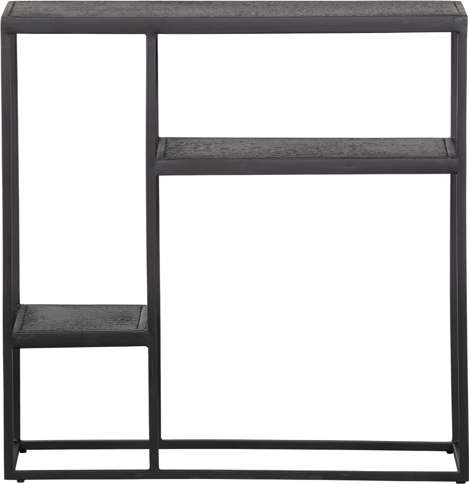 Rumdeler   Skillevæg Woood Febe Sort Metal 76x76x30 Cm Uv-beskyttet