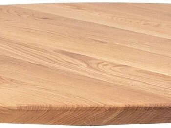 Rund Egetræs Bordplade House Of Sander Chicago Natur ø150   H4 Cm