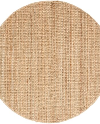Rundt Gulvtæppe Kave Home Madelin ø150 Cm 100  Jute Natur