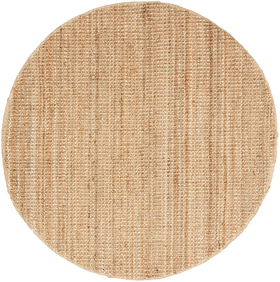 Rundt Gulvtæppe Kave Home Madelin ø150 Cm 100  Jute Natur