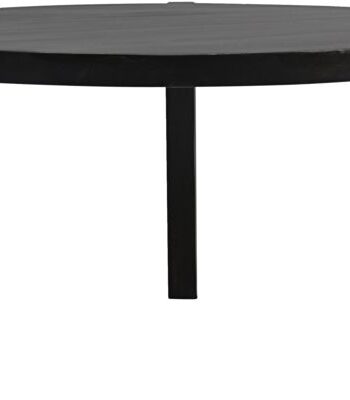 Rundt Sofabord Loungebord House Doctor Bali ø80   H40 Cm Sort Mangotræ