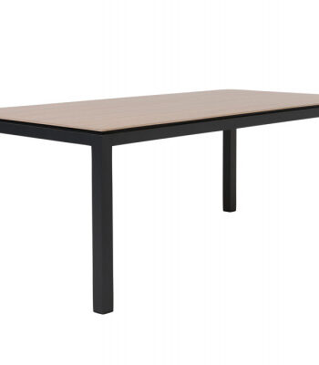 Selma Havebord Silicate 100x200 Cm Antracitgrå