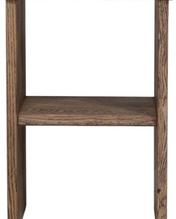 Sengebord House Of Sander Mono   Mørk Egetræ   Natbord Med Hylde 60ã 40ã 30 Cm