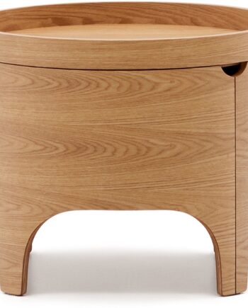 Sengebord Kave Home Octavia Natur Med Opbevaring 55x55x45 Cm