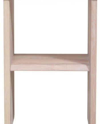Sengebord Natbord House Of Sander Mono Hvidt Egetræ Med Hylde 60   30   40 Cm
