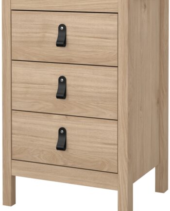 Sengebord Vesterholm Lunor Natbord    Skuffer  Jackson Hickory  H70 Cm  Vægmonteret  Fsc-certificeret