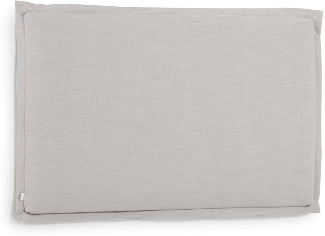 Sengegavl Hovedgavl Kave Home Tanit 166x106 Cm Polstret Grå Stof Fsc-træ