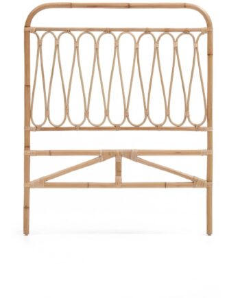 Sengegavl Kave Home Caterina   Rattan Natur 90 Cm   Hovedgærde