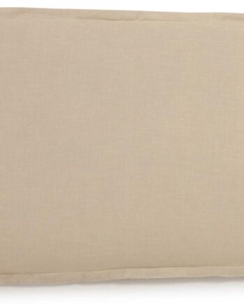 Sengegavl Kave Home Tanit Beige Polstret Stof 166 Cm