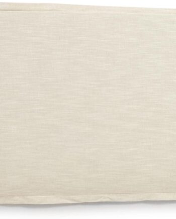 Sengegavl Kave Home Tanit Hvid Polstret Fsc-træ Hovedgærde Nordisk Design 206x106 Cm