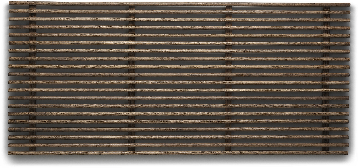 Sengegavl Oscarssons Möbel Zana Massiv Brunolieret Ask 84x184 Cm