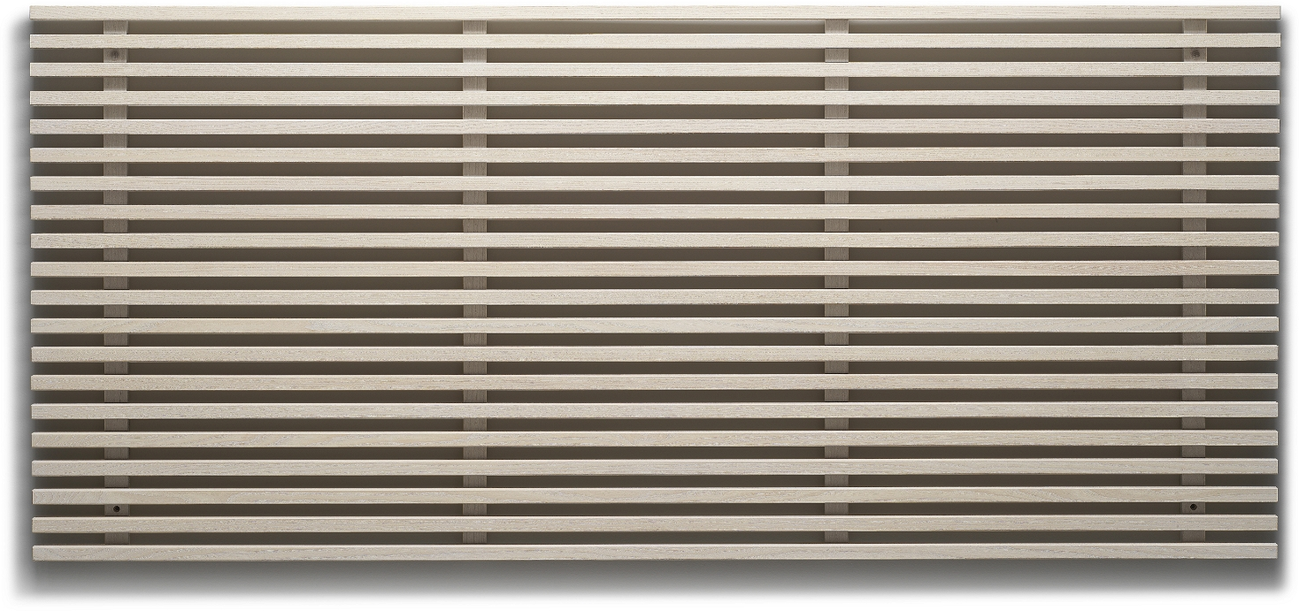 Sengegavl Zece Oscarssons Möbel   Hvidolieret Massiv Ask H84   L124 Cm