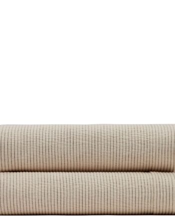 Sengetæppe Kave Home Bedar 260ã 180 Cm Beige Bomuld Med Jacquardstruktur