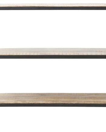 Serveringsvogn   Anretterbord House Doctor Essence   Mangotræ Og Sort Jern   H98xb40xl130 Cm