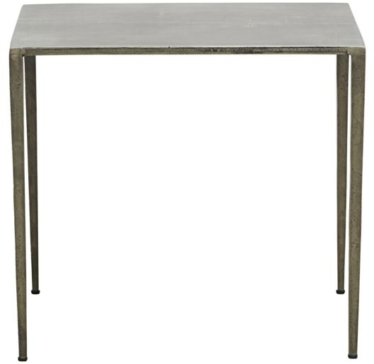 Side- Hjørne- Og Bakkebord House Doctor Ranchi Jern Industrielt Design Nikkelfinish 45x50x50 Cm