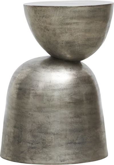 Side- Og Hjørnebord House Doctor Heena ø40 H55 Cm Metal Oxideret Aluminium