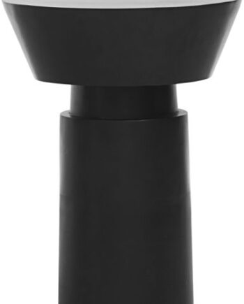 Sidebord House Doctor Nanded ø40   H50 Cm Aluminium Sort Antik Hjørne- Og Bakkebord