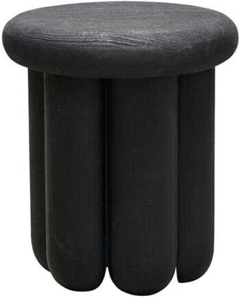 Sidebord House Doctor Phant Småbord   Sort Bejdset Mangotræ ø38   H43 Cm