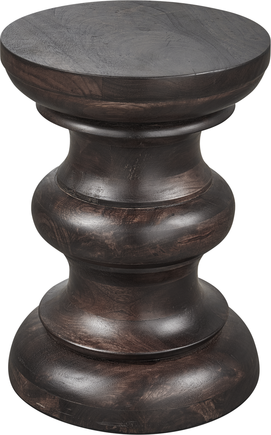 Sidebord Småbord Woood Collection Genanvendt Mangotræ Mørkebrun H42xb30xd30 Cm