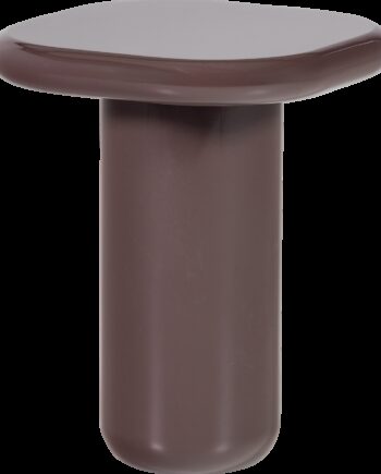 Sidebord   Småbord Woood Collection Mørkebrun Højglans Mdf Fsc H61xb50xl50 Cm