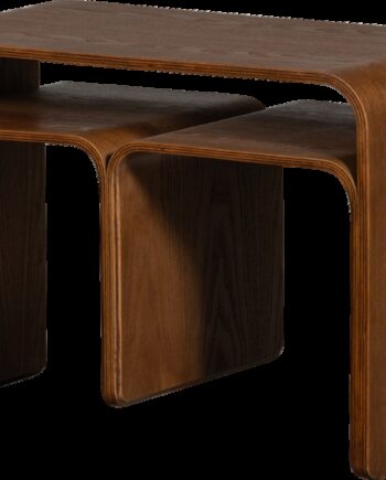 Sidebord Woood Collection Brun Krydsfiner  Let Småbord H40ã B60ã D32 Cm