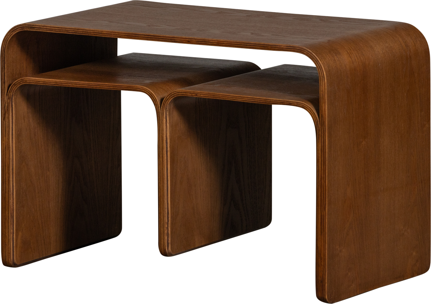 Sidebord Woood Collection Brun Krydsfiner Let Småbord H40ã B60ã D32 Cm