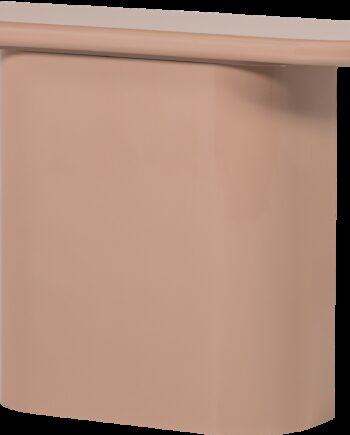 Sidebord Woood Collection Lyserød Højglans Mdf Fsc H81   B120   D30 Cm Smalt Småbord
