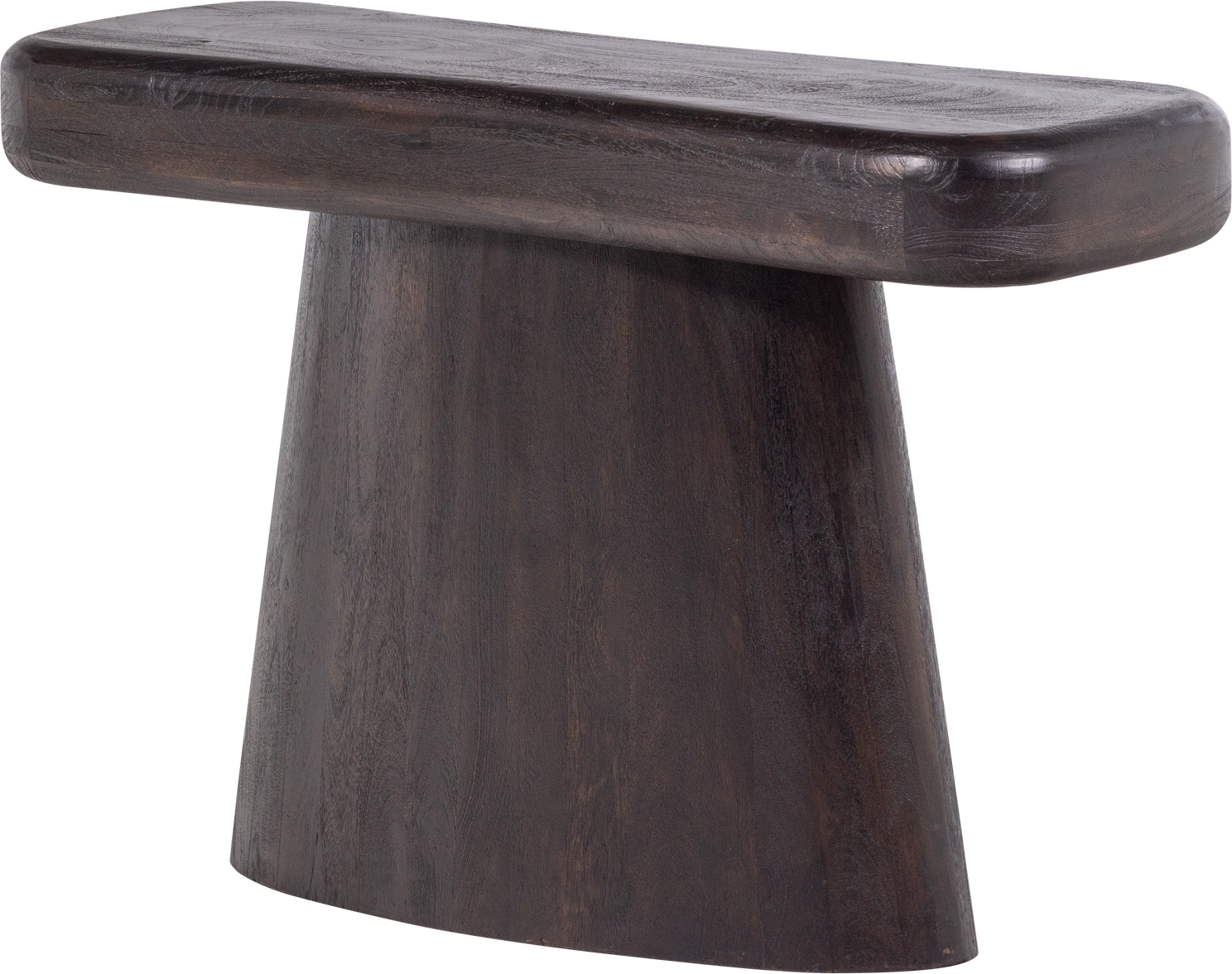 Sidebord Woood Collection Massivt Mangotræ Mørkebrun 76x120x40 Cm