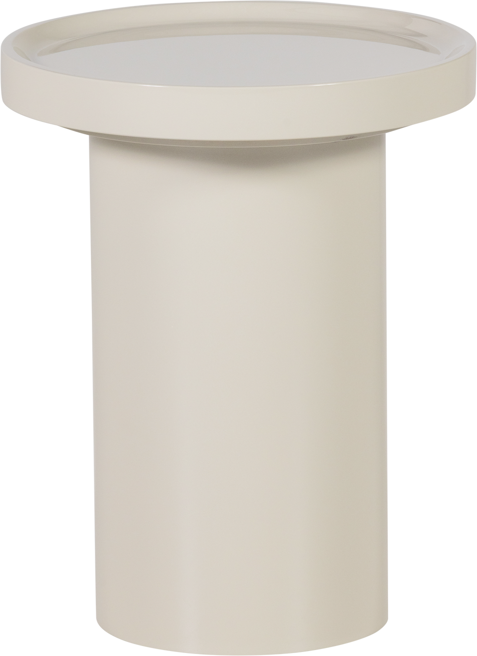 Sidebord Woood Collection Sandfarvet Højglans Mdf Fsc H51xb40xd40 Cm