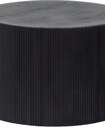 Sidebord Woood Exclusive Sanne ø60   H40 Cm  Sort Mdf Småbord Til Stuen