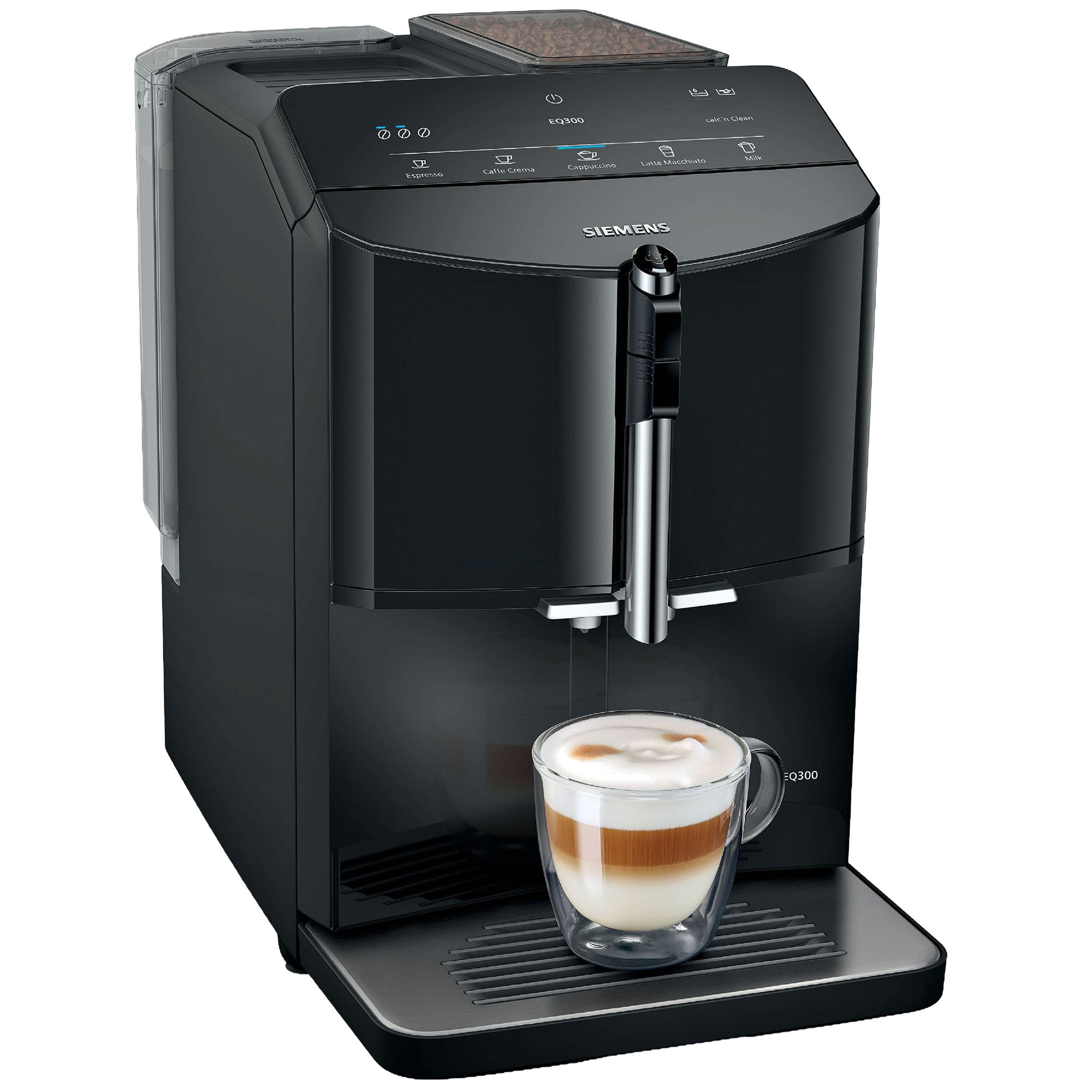 Siemens Eq300 Fuldautomatisk Kaffemaskine Sort
