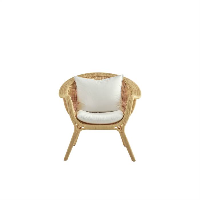 Sika Design Madame Lænestol Natur Inkl  B450 Hvid Hynde Quick Dry B450-white : Erling Christensen Møbler