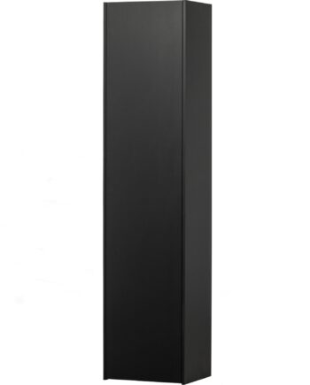 Skab Med Låger Woood Teun Sort   Fsc-certificeret Fyrretræ H188xb35xd44 Cm