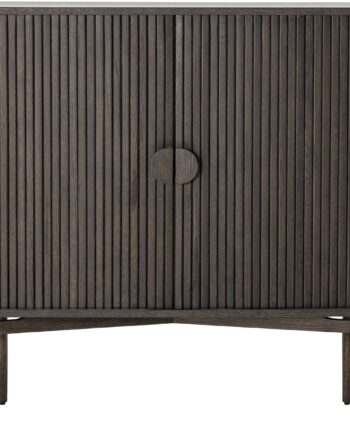Skænk Bloomingville Valencia   Mdf Og Egetræ  Røget Mørkebrun  H100xb110xd40 Cm
